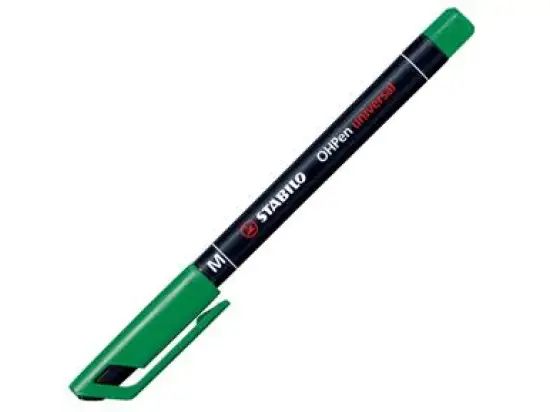 Folienschreiber Stabilo 843/36 OHPen universal grün