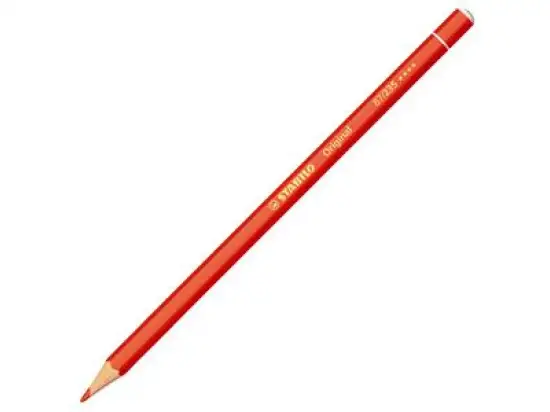 Dünnkernfarbstift Stabilo 87/235 Original orangerot, Pack 12 Stk