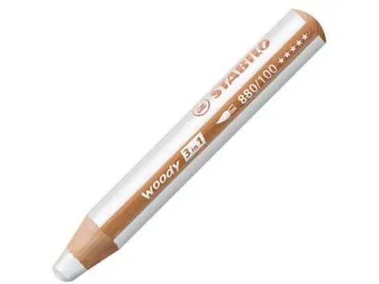 Multitalent-Stift Stabilo 880/100 woody 3in1 weiß