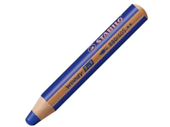Multitalent-Stift Stabilo 880/405 woody 3in1 ultramarinblau