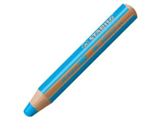 Multitalent-Stift Stabilo 880/450 woody 3in1 hellblau