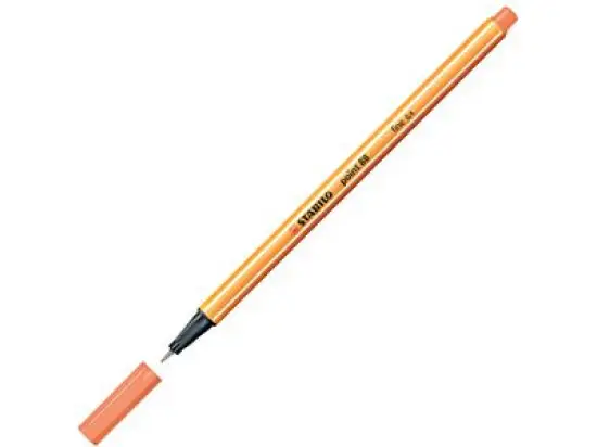 Fineliner Stabilo 88/26 point 88 Schreibfarbe: apricot, Pack 10 Stk