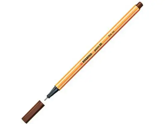 Fineliner Stabilo 88/45 point 88 Schreibfarbe: braun