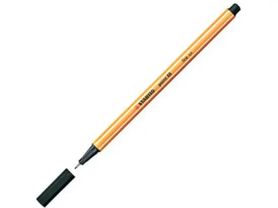 Fineliner Stabilo 88/46 point 88 Schreibfarbe: schwarz