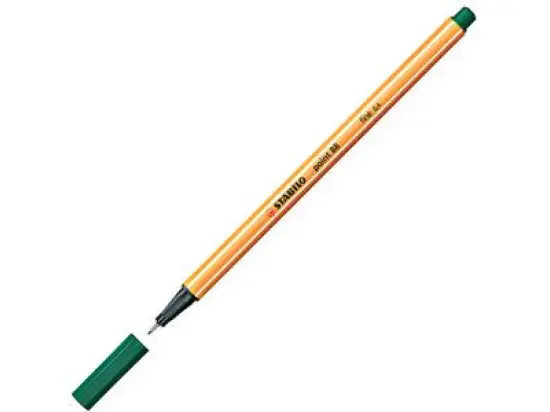 Fineliner Stabilo 88/53 point 88 Schreibfarbe: tannengrün