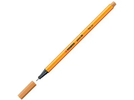 Fineliner Stabilo 88/89 point 88 Schreibfarbe: dunkelocker