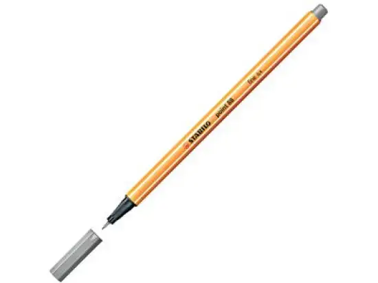Fineliner Stabilo 88/94 point 88 Schreibfarbe: hellgrau