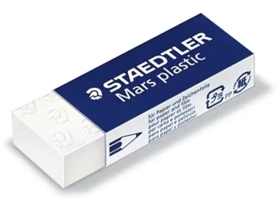 Radierer Staedtler 52650 526 50 Mars plastic weiß Blei