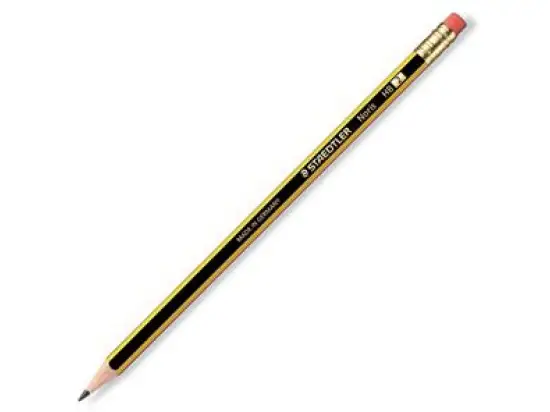 Bleistift Staedtler 122-HB Noris HB mit Radierer