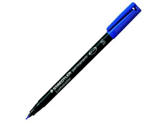 Universalstift Staedtler 313-3 Lumocolor permanent S Schreibfarbe: blau