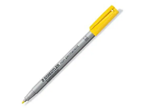 Universalstift Staedtler 315-1 Lumocolor non-permanent M Schreibfarbe: gelb, Pack 10 Stk