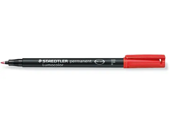 Universalstift Staedtler 318-2 Lumocolor permanent F Schreibfarbe: rot