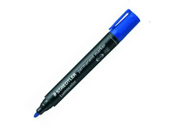 Permanentmarker Staedtler 352-3 Lumocolor 2mm, Rundspitze, blau