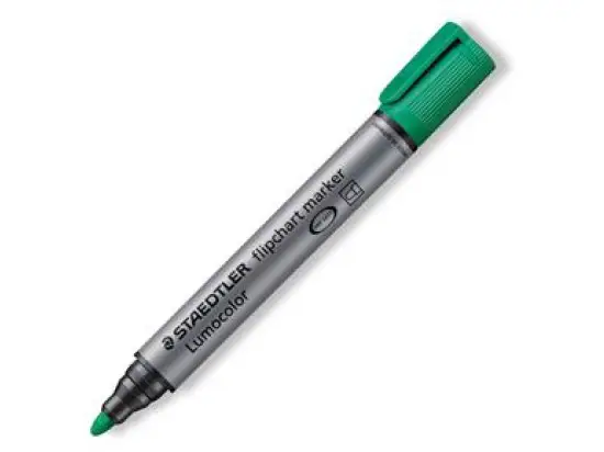 Flipchartmarker Staedtler 356-5 Lumocolor 2mm, Rundspitze, grün