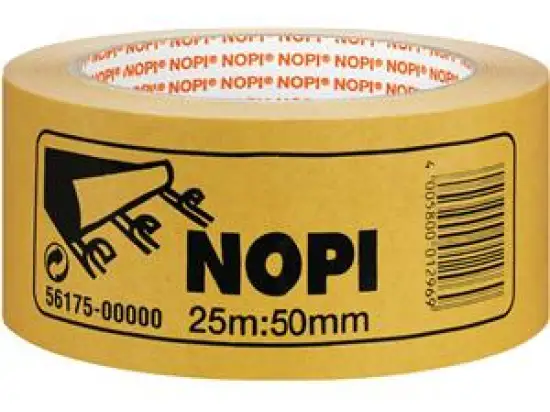 Verlegeband Nopi 56175-00000-01 NOPIFIX 50mm x 25m doppelseitiges Klebeband für Bodenbeläge, Pack 6 Stk