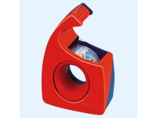 Klebefilm-Handabroller Tesa 57443-00001-00 Easy Cut 19mmx10m rot-blau