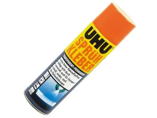 Sprühkleber UHU 46745 permanent, transparent, 500ml