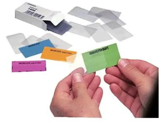 Einsteckkarten-Schutzhülle Ultradex 1497 transparent 70 mm, Pack 50 Stk