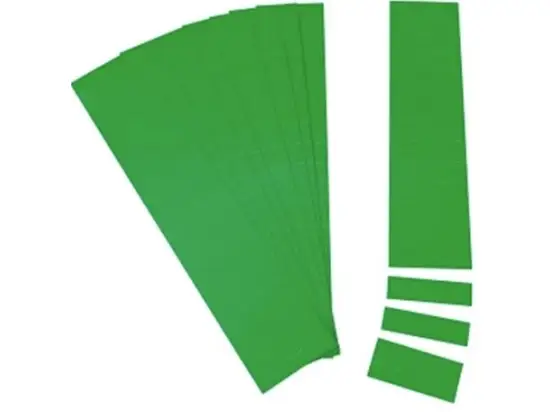 Einsteckkarte Ultradex 847401 19mm hoch/6cm grün, Pack 170 Stk