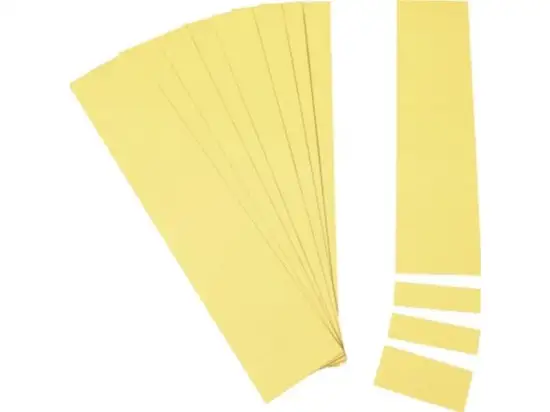 Einsteckkarte Ultradex 847502 17mm hoch/7cm gelb, Pack 170 Stk