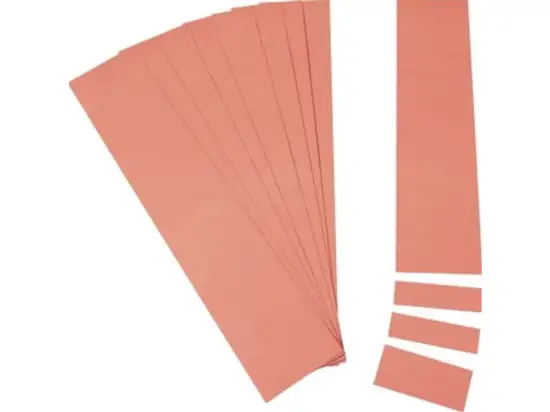 Einsteckkarte Ultradex 847505 17mm hoch/7cm rot, Pack 170 Stk