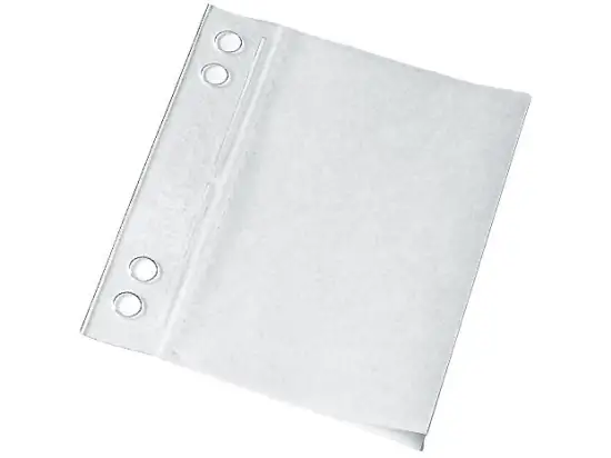 Heftstreifen Veloflex 2006500 Doppelheftfix Kunststoff (PP), selbstklebend, 6x10cm, glasklar, Pack 50 Stk