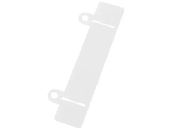 Abheftvorrichtung Veloflex 2906000 weiß ausschiebbar, Pack 100 Stk