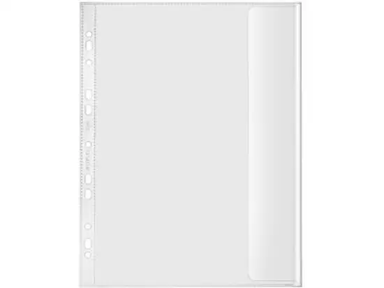 Dokumentenhüllen Veloflex 5340000 A4 130my PP rechts offen mit Klappe, Pack 5 x 10 Stk