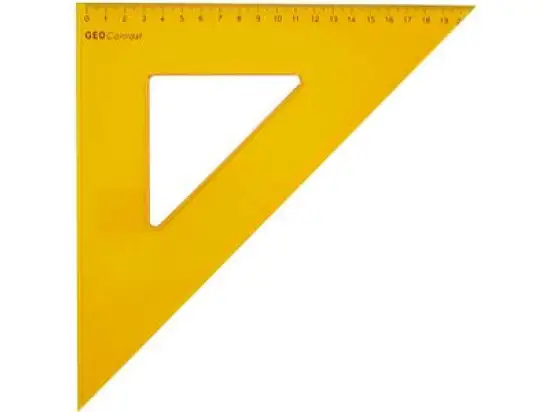 Geometrie-Dreieck Aristo 22432 GEO Contrast Hypotenuse 320mm 45°