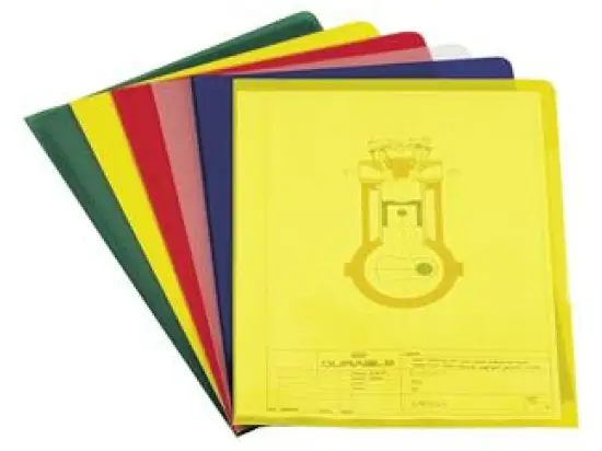 Sichthüllen Durable 2337-00 233700 A4 farbig-sortiert Kunststoff (PP) 120my, Pack 100 Stk
