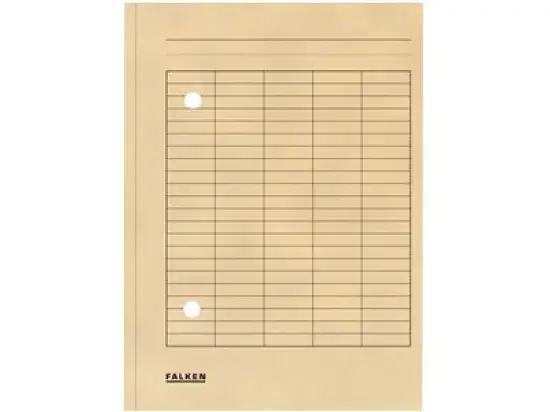 Umlaufmappe Falken 80001506 A4 chamois Gitterdruck Manilakarton, Pack 100 Stk