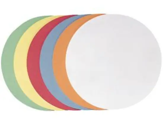 Moderationskarten Franken UMZ1499 UMZ 14 99 Kreis 14cm farbig sortiert, Pack 500 Stk