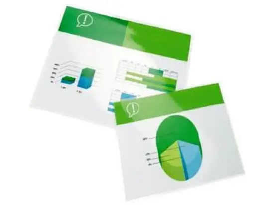 Laminiertasche GBC 3740306 DocumentPouch, Classic Series A4 (216 x 303 mm), Folie, 100 micron, glänzend, Pack 100 Stk