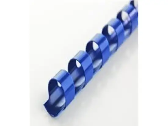 Plastikbinderücken GBC 4028237 Ø 12,0mm blau, Pack 100 Stk