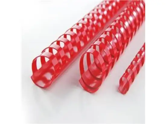 Plastikbinderücken GBC 4028660 Ø 16,0mm rot, Pack 100 Stk