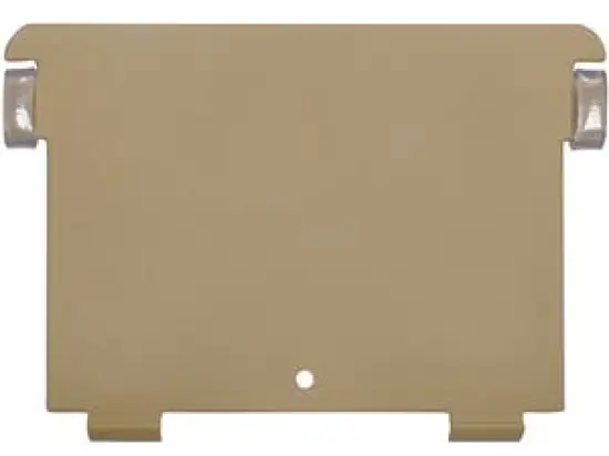 Stützplatte HAN 6 A6-quer braun Metall