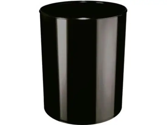 Papierkorb HAN 1818-S-13 20 Liter schwarz mit Alu-Einsatz schwer entflammbar