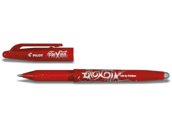 Tintenroller Pilot BL-FR7-R 2260002 FriXion ball 0.7 0,4mm, Edelstahlspitze, Wechselmine, mit Kappe, rot