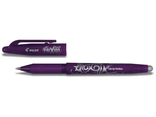 Tintenroller Pilot BL-FR7-V 2260008 FriXion ball 0.7 0,4mm, Edelstahlspitze, Wechselmine, mit Kappe, violett