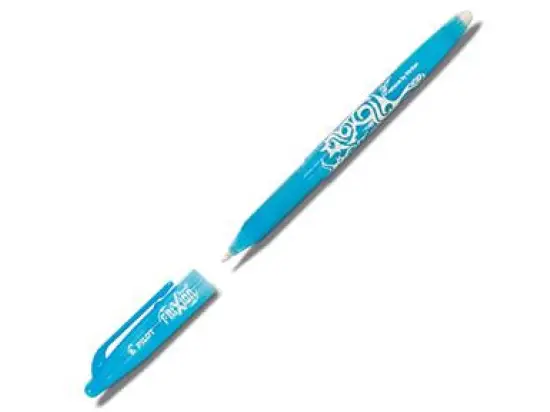 Tintenroller Pilot BL-FR7-LB 2260010 FriXion ball 0.7 0,4mm, Edelstahlspitze, Wechselmine, mit Kappe, hellblau