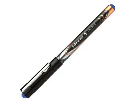 Tintenroller Schneider 8233 Xtra 823 0,3mm, Edelstahlspitze, mit Kappe, blau