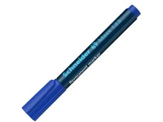 Permanentmarker Schneider 113303 Maxx 133 1-4mm, Keilspitze, blau