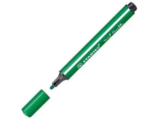 Filzstift Stabilo 368/936 Trio Scribbi grün dreieckig, Pack 5 Stk