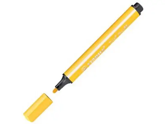 Filzstift Stabilo 368/944 Trio Scribbi gelb dreieckig, Pack 5 Stk