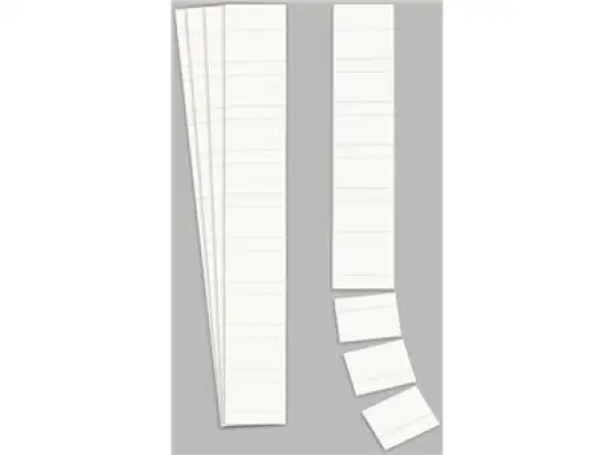 Einsteckkarte Ultradex 140508 32mm hoch/5cm weiß, Pack 90 Stk