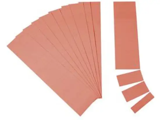 Einsteckkarte Ultradex 140605 32mm hoch/6cm rot, Pack 90 Stk