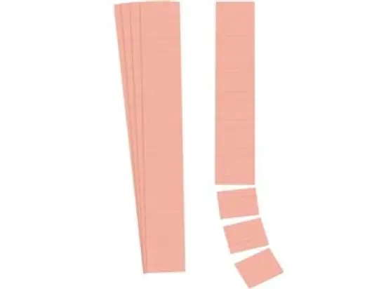 Einsteckkarte Ultradex 140703 32mm hoch/7cm rosa, Pack 90 Stk