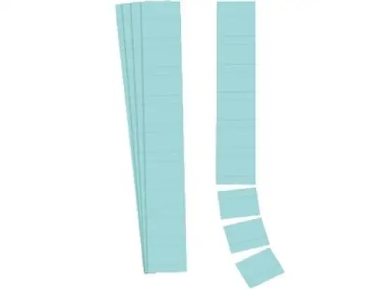 Einsteckkarte Ultradex 140706 32mm hoch/7cm himmelblau, Pack 90 Stk