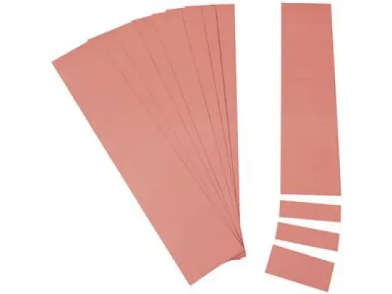 Einsteckkarte Ultradex 847405 19mm hoch/6cm rot, Pack 170 Stk