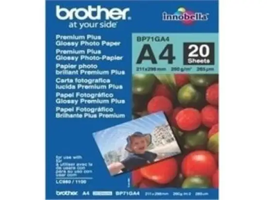 Fotopapier Brother BP71GA4 A4 260g, Pack 20 Blatt